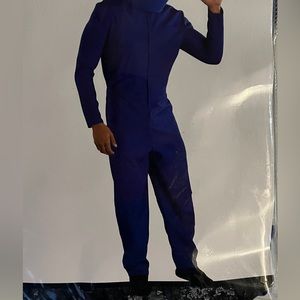 Blue jumpsuit Costume Adult L/XL (up to men’s 46)